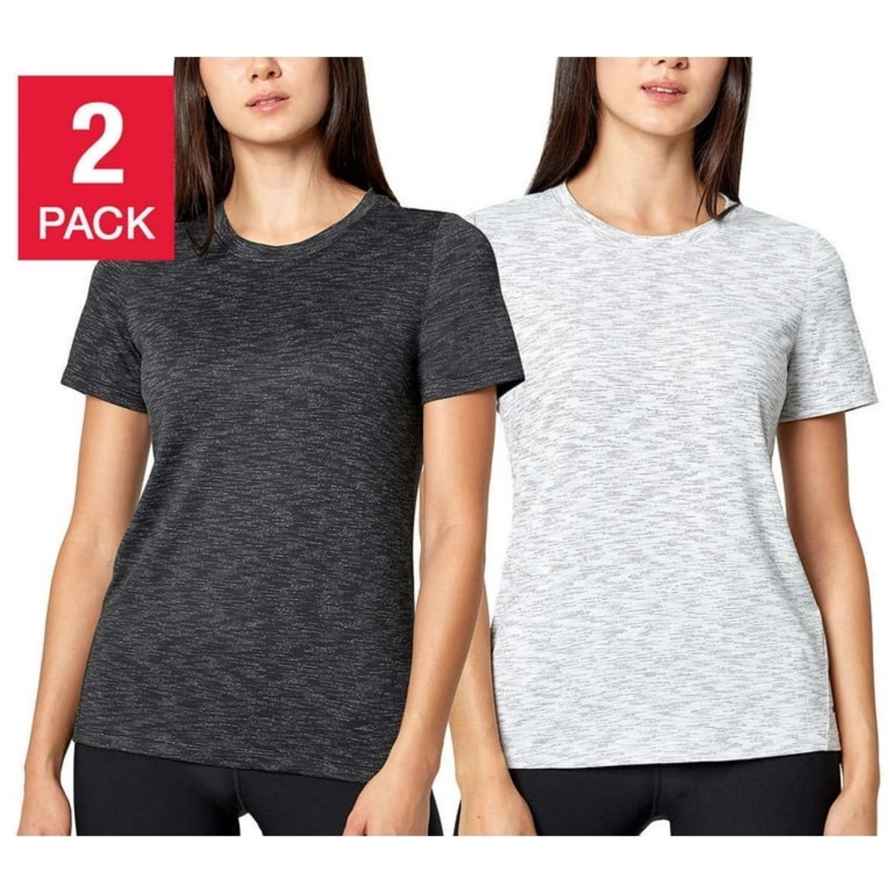 Mondetta Women's Top 2-Pack Active Comfort Tee, new